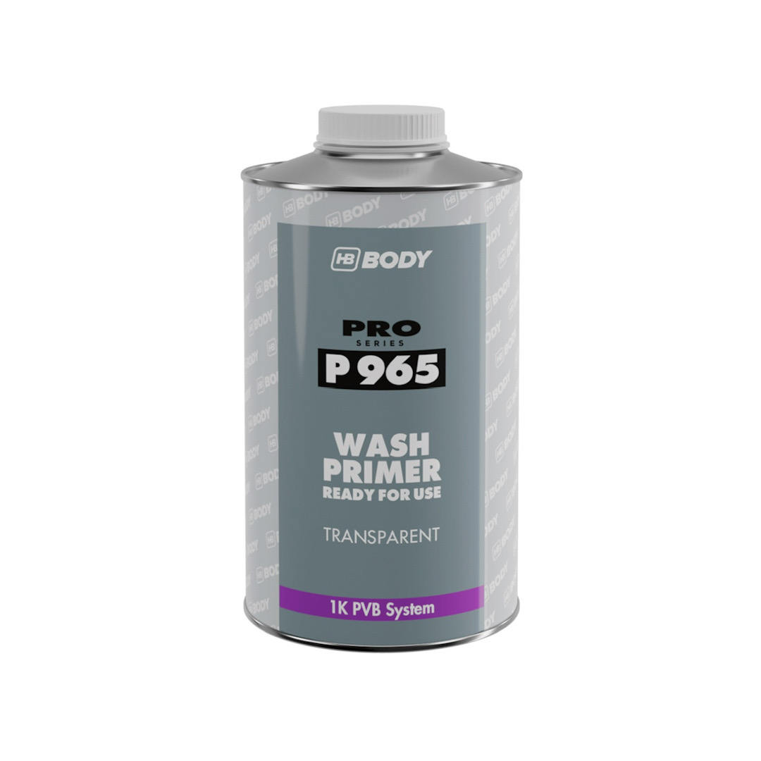 HB BODY грунт кислотный P965 1K Wash Primer прозрачный 1л