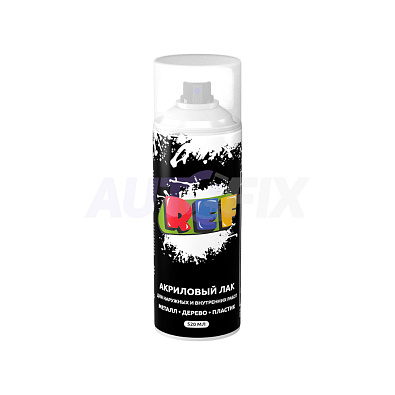 REF 1K лак акриловый Spray Clearcoat глянцевый аэрозоль 520мл