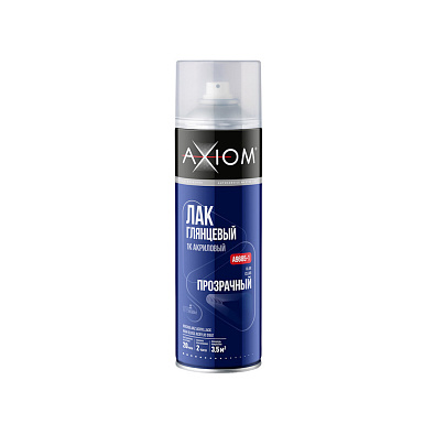 AXIOM 1K лак акриловый прозрачный аэрозоль 650мл