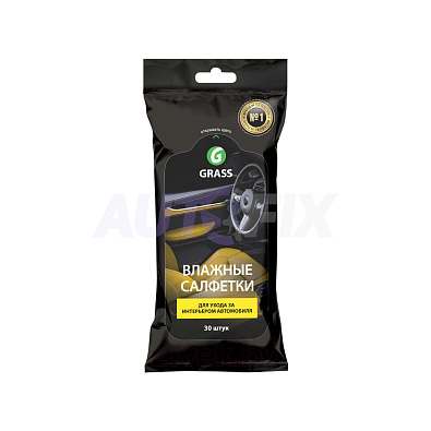 GRASS IT-0311 салфетки влажные для ухода за интерьером 30шт