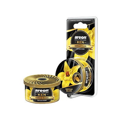 AREON ароматизатор воздуха Ken в банке Vanilla Black 35г