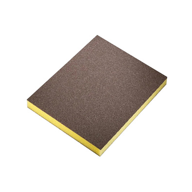 SIA губка абразивная 7983 98*120*13мм 2-хсторонняя fine желтая