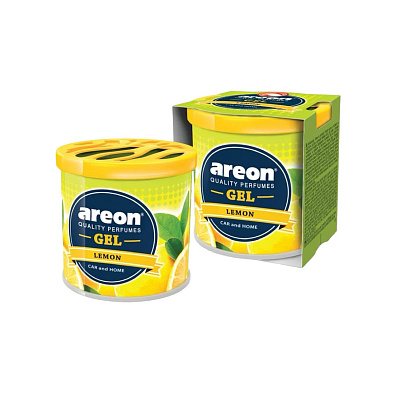 AREON ароматизатор воздуха Gel в банке Lemon 80г