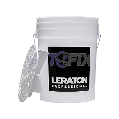 LERATON PRO ведро для мойки с сепаратором Detailing Bucket белое LPWBW 20л