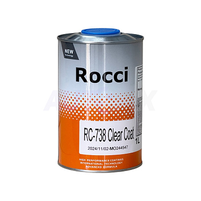 ROCCI лак акриловый RC-738 Clear Coat с отвердителем 1.0+0.5л
