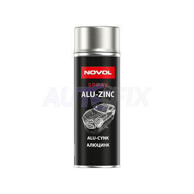 NOVOL Spray грунт цинк-алюминиевый Alu-Zinc аэрозоль 400мл