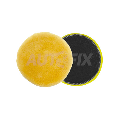 MENZERNA диск полировальный меховой YS150NV на липучке желтый 150мм