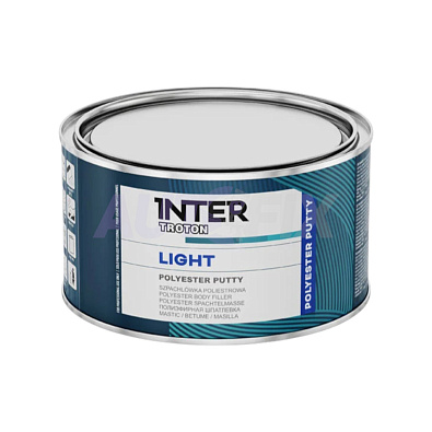 INTER TROTON шпатлевка Light облегченная 1.0л