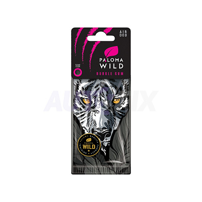 PALOMA ароматизатор автомобильный WILD подвесной Bubble Gum