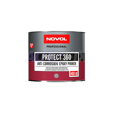 NOVOL грунт эпоксидный Protect 360 серый с отвердителем 0.4+0.4л