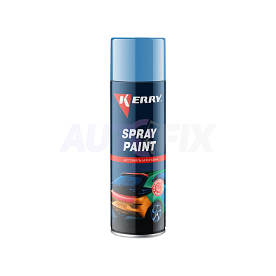 KERRY KR-616 эмаль акриловая Spray Paint голубая глянцевая аэрозоль 650мл