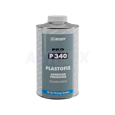 HB BODY грунт для пластика адгезионный P340 1K Plastofix прозрачный 1.0л