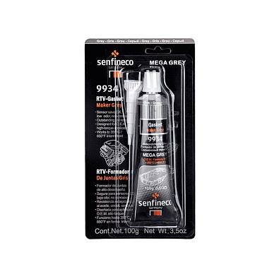 SENFINECO герметик силиконовый 9934 серый RTV-Gasket 100г