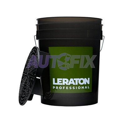 LERATON PRO ведро для мойки с сепаратором Detailing Bucket черное LPWBB 20л