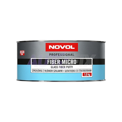 NOVOL шпатлевка Fiber Micro со стекловолокном 1.0кг