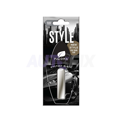 PALOMA ароматизатор автомобильный STYLE New подвесной Mystery Black