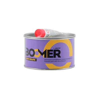 BOOMER шпатлевка полиэфирная 1030 Grape c микростекловолокном 0.5кг