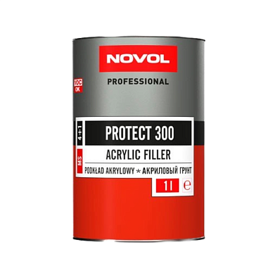 NOVOL грунт акриловый Protect 300 MS черный 1.0+0.25л