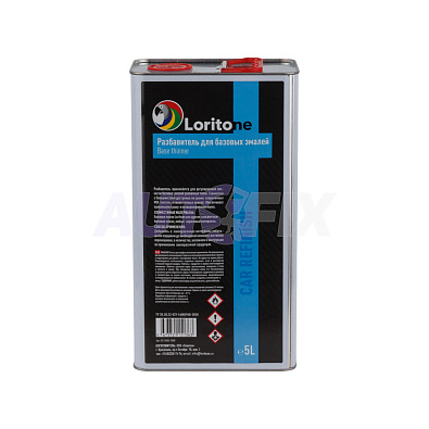 LORITONE разбавитель для базовых эмалей Base Thinner канистра 5.0л