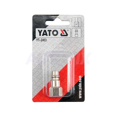 YATO быстросъемное соединение YT-2403 штуцер внутренняя резьба 1/4