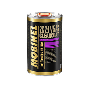 MOBIHEL лак бесцветный 2:1 V5 AS с отвердителем 1.0+0.5л