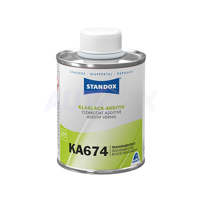 STANDOX добавка в лак KA674 Klarlack-Additiv прозрачный красный 100мл