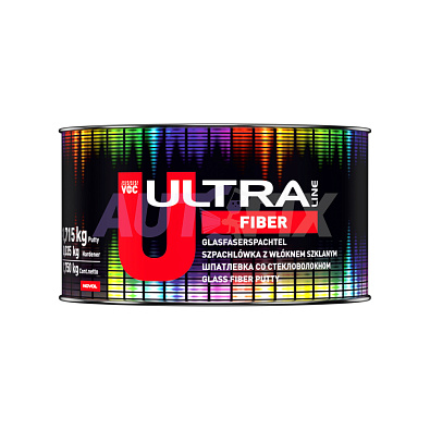 ULTRA шпатлевка со стекловолокном Fiber 1.75кг