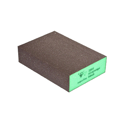 SIA губка абразивная 7991 69*98*26мм 4-хсторонняя superfine зеленая