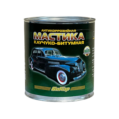 БИКАР мастика каучуко-битумная антикоррозийная банка 3.0л