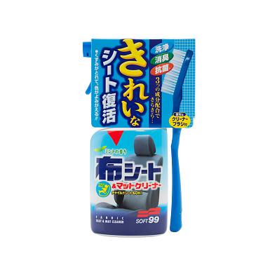SOFT99 02080 очиститель ковров и сидений New Fabric Seat Cleaner 400мл