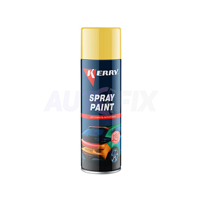 KERRY KR-622 эмаль акриловая Spray Paint желтая глянцевая аэрозоль 650мл