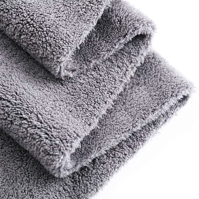 MENZERNA салфетка из микрофибры 269.000.71 без оверлока серая 40x40см