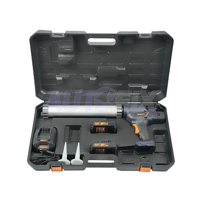 MAXXT аккумуляторный пистолет для герметика MDCG20V2X2P 20V 2.0Ah 600мл в кейсе