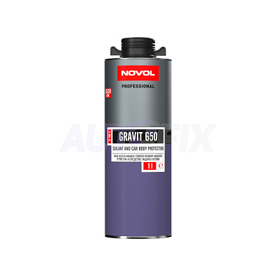 NOVOL герметик Gravit 650 2 в 1 черный 1л