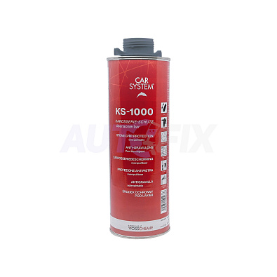 CAR SYSTEM антигравийное покрытие окрашиваемое KS-1000 серый 1л