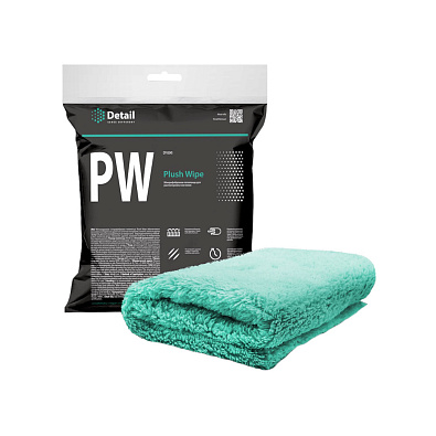 DETAIL DT-0245 микрофибровая салфетка для располировки PW Plush Wipe