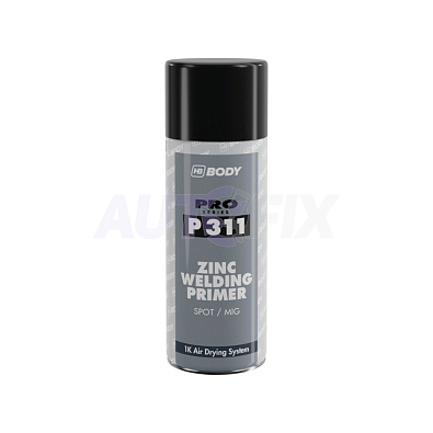 HB BODY 1K грунт токопроводящий P311 Zinc Welding Primer (SPOT/MIG) черный 400мл