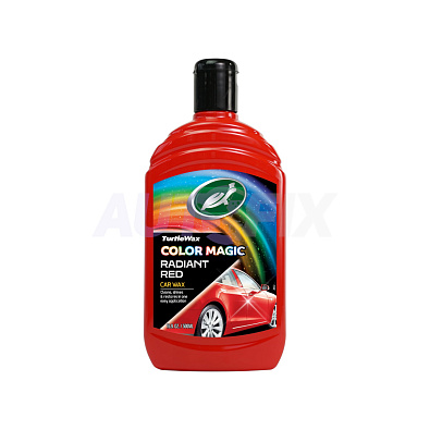 TURTLE WAX 52711 полироль цветной Color Magic Radiant Red красный 500мл