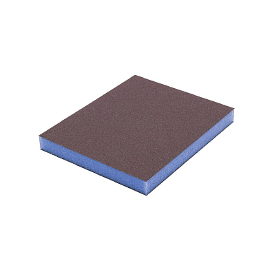 SMIRDEX губка абразивная 920 Ultra Fine 2х2 двухсторонняя голубая