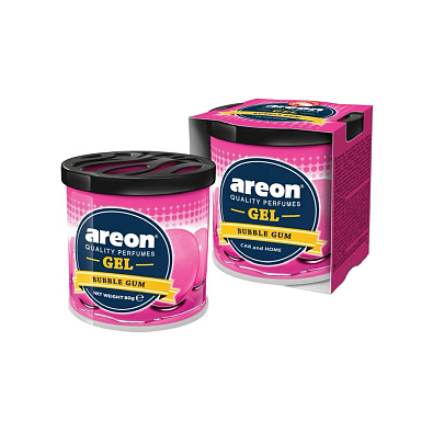 AREON ароматизатор воздуха Gel в банке Bubble Gum 80г