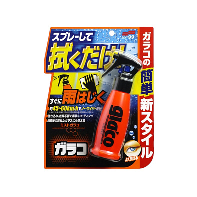 SOFT99 04950 водоотталкивающее покрытие для стекла Glaco Mist Type 100мл