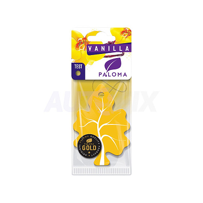 PALOMA ароматизатор автомобильный GOLD подвесной Vanilla