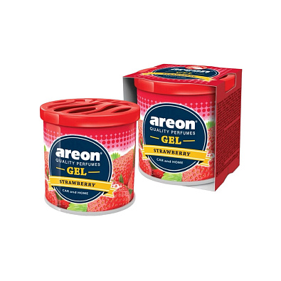 AREON ароматизатор воздуха Gel в банке Strawberry 80г