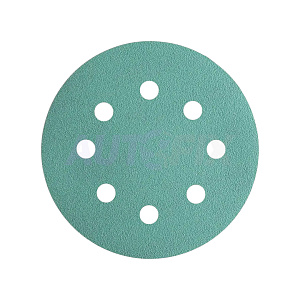 SUNMIGHT круг абразивный L312T 125мм зеленый 8 отв. Р2000