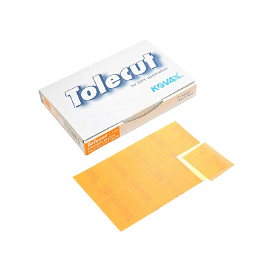 KOVAX клейкий абразивный лист Tolecut 29*35мм 8 штук Orange K-1200