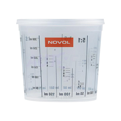 NOVOL стакан мерный для ЛКМ 0.385л