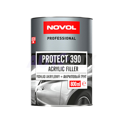 NOVOL грунт акриловый Protect 390 белый 0.8+0.2л