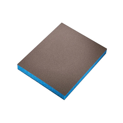 SIA губка абразивная 7983 98*120*13мм 2-хсторонняя ultrafine синяя