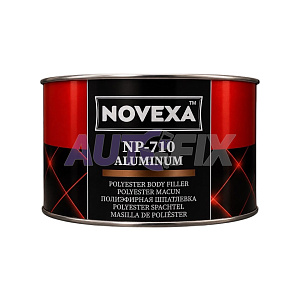 NOVEXA шпатлевка с алюминием NP-710 Aluminium 1.60+0.04кг
