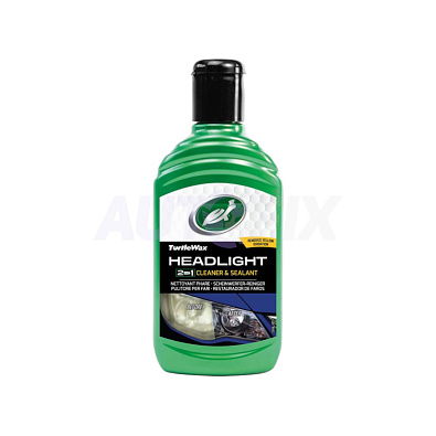TURTLE WAX 53168 полироль для пластиковых фар 2 в 1 Headlight 300мл